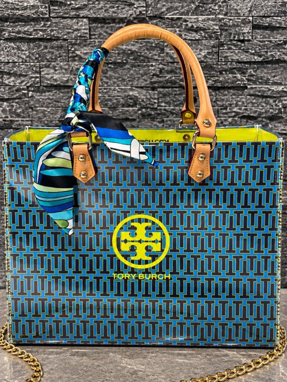 Upcycled Designer Shopping Bag Tote